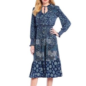 Michael Kors Paisley print tiered dress